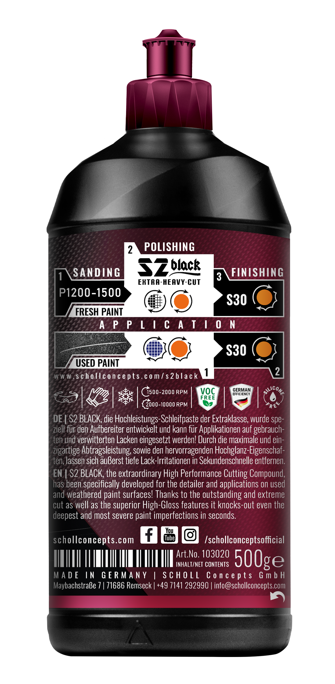 S2 BLACK Extra-Heavy-Cut S2 BLACK Extra-Heavy-Cut