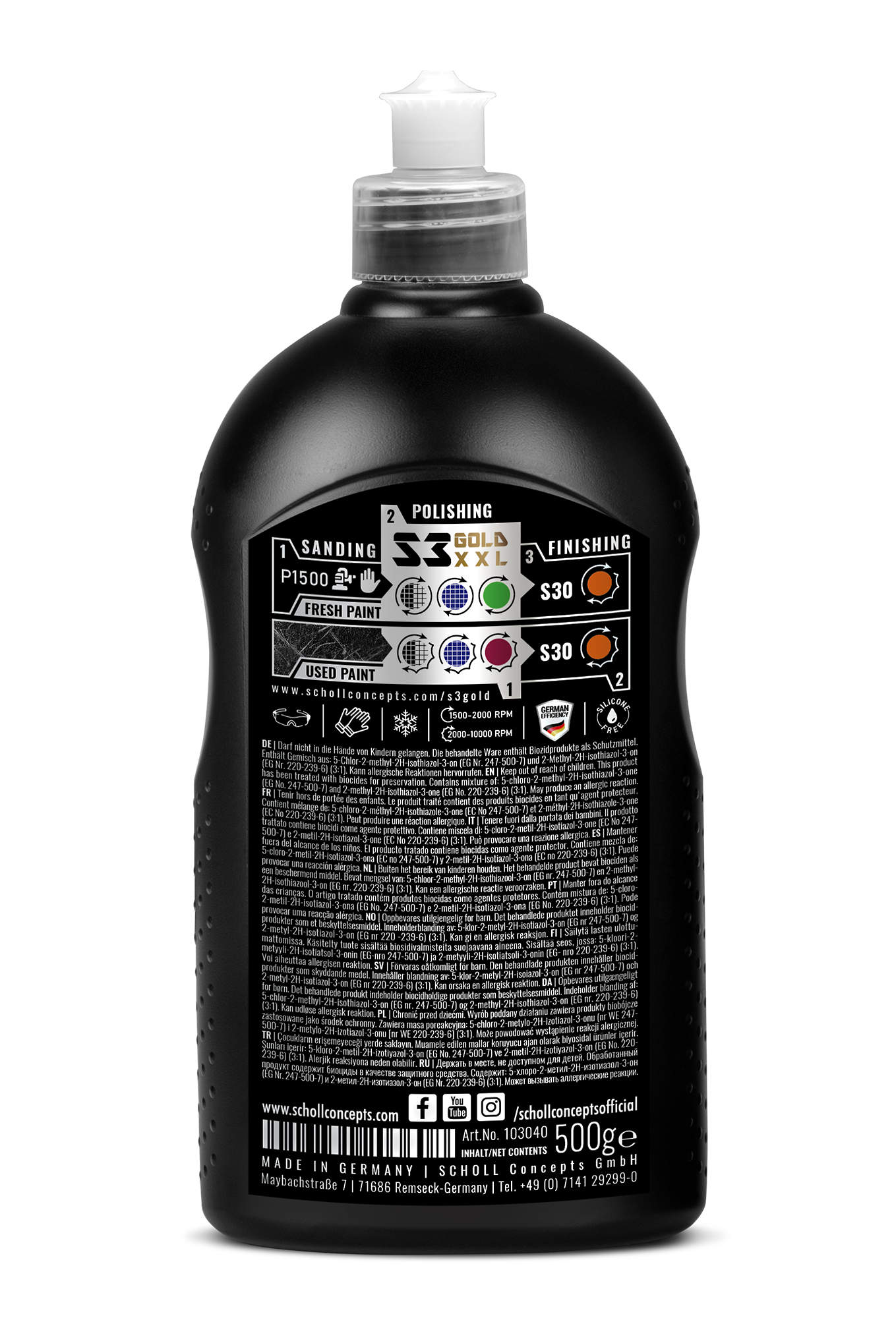 S3 GOLD XXL Extra-Heavy-Cut S3 GOLD XXL Extra-Heavy-Cut