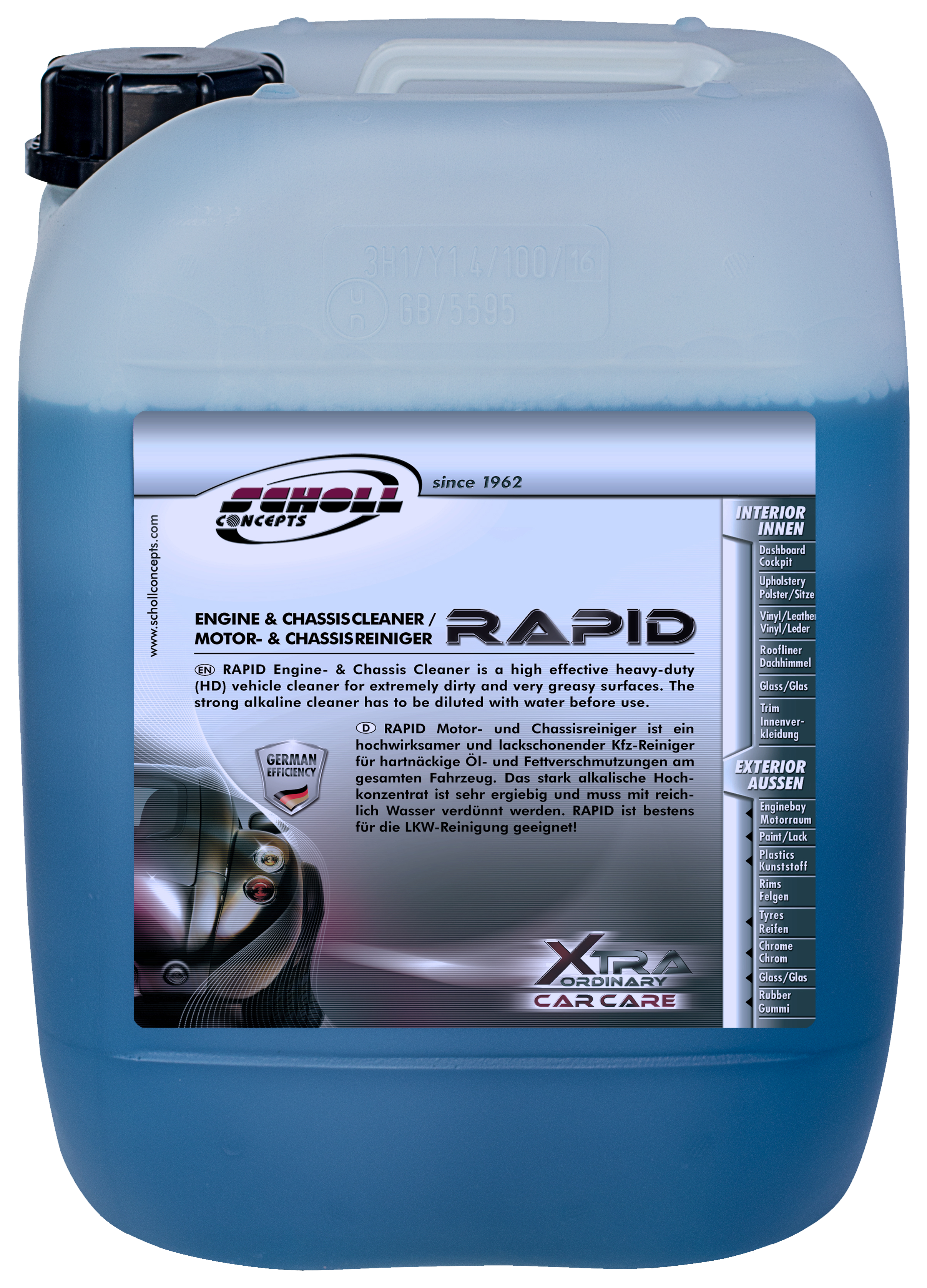 RAPID plus Motor- & Chassisreiniger 10 Ltr.