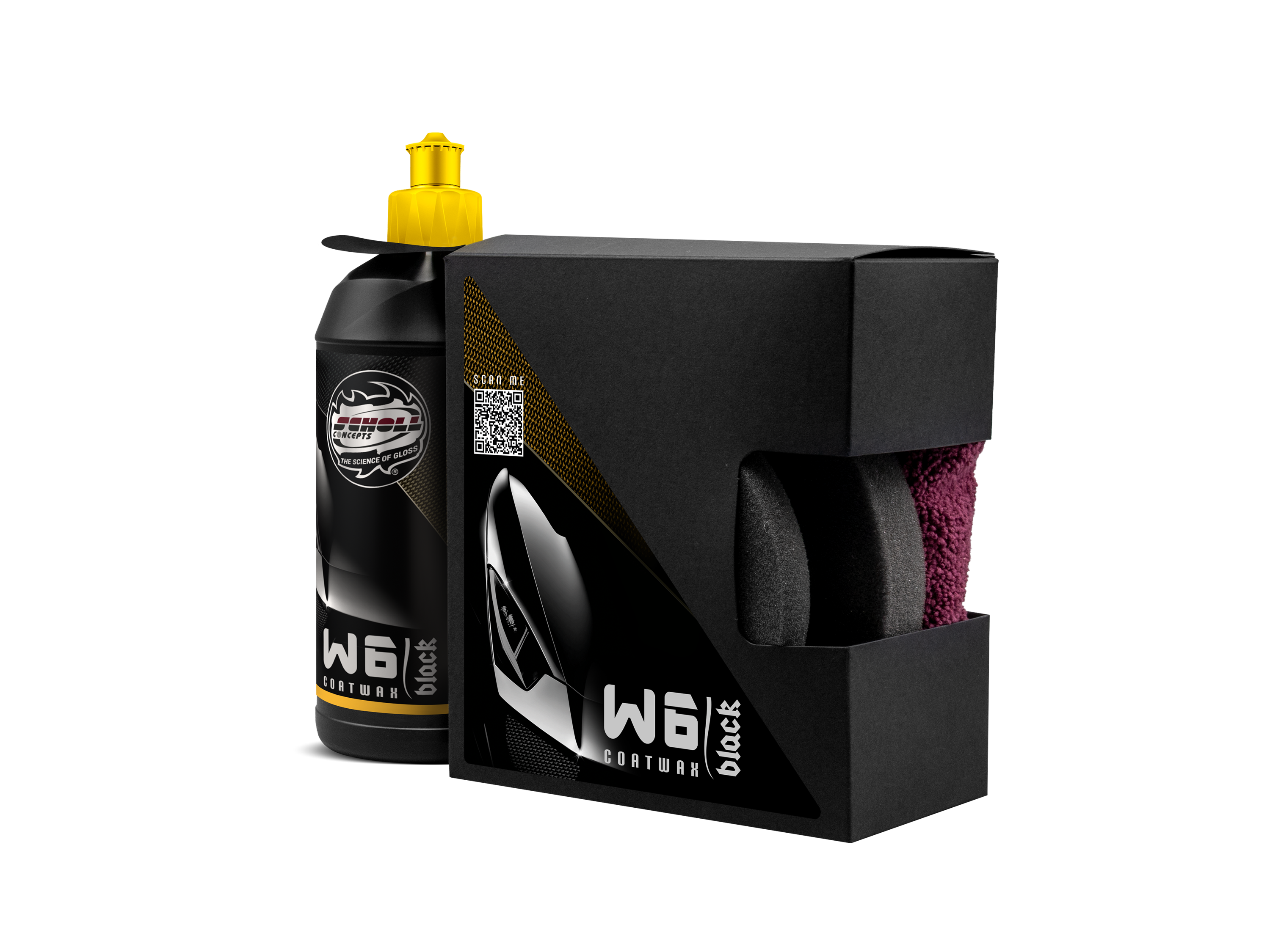 W6 Black Coatwax | Sealant Bundle-Box manuelle Verarbeitung