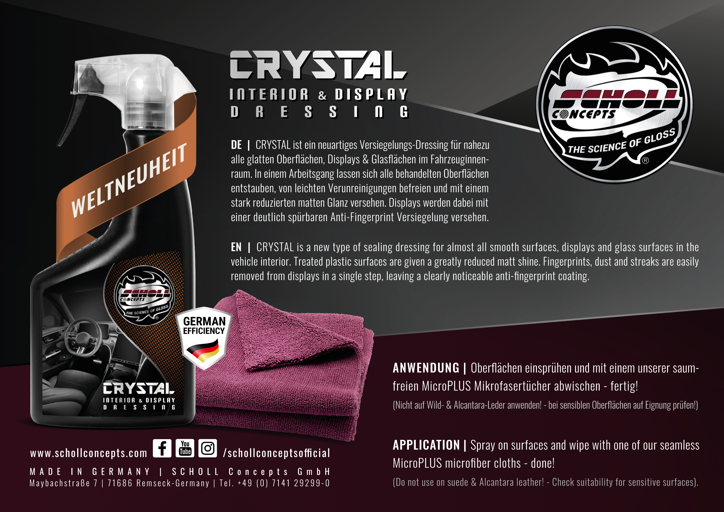 CRYSTAL Interior & Display Dressing