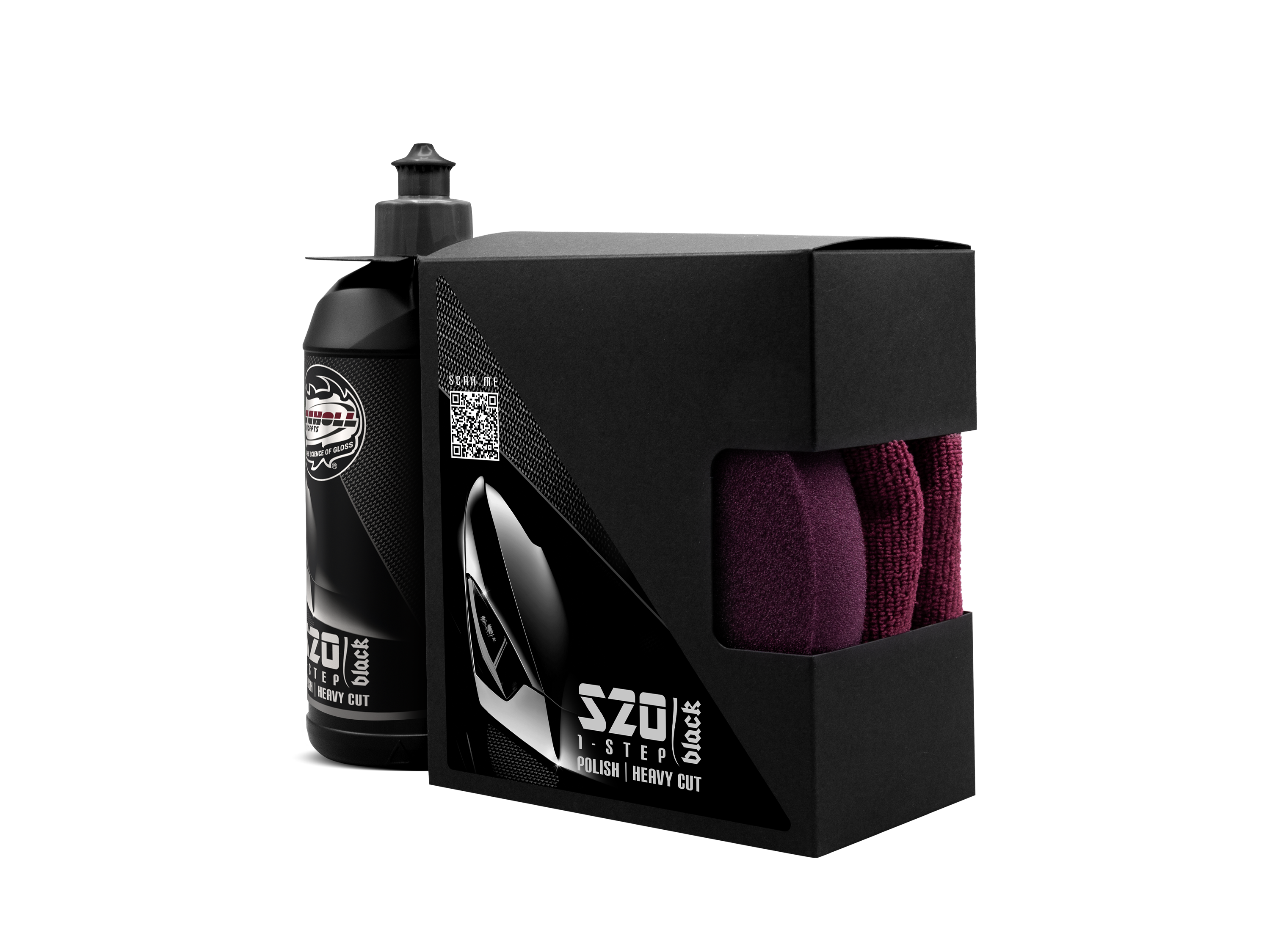 S20 Black 1-Step Compound | Polish & Pad Bundle-Box