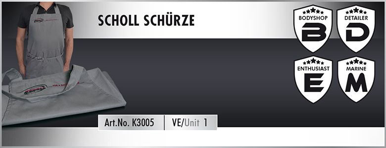 SCHOLL Schürze mit Tasche