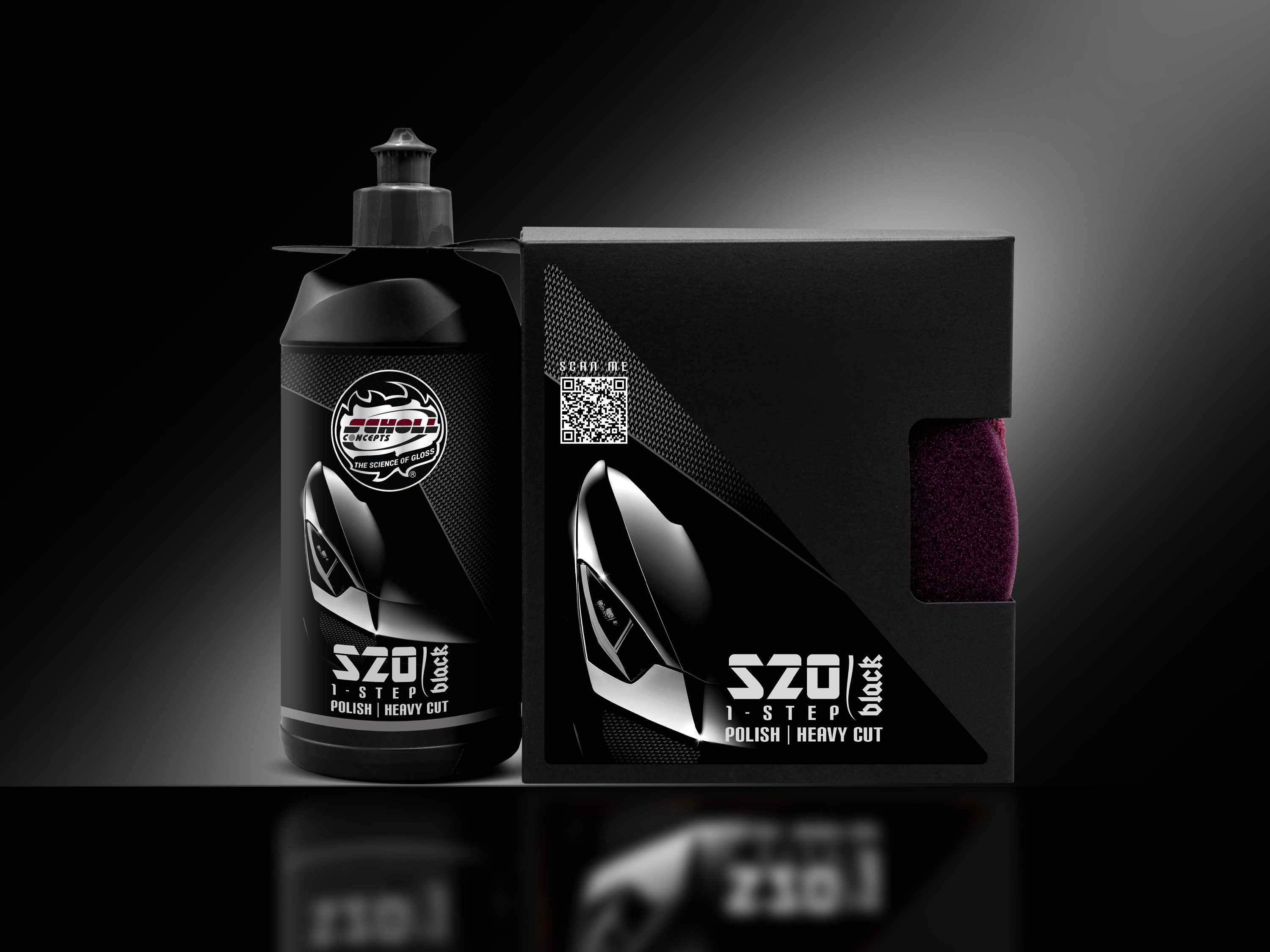 S20 Black 1-Step Compound | Polish & Pad Bundle-Box