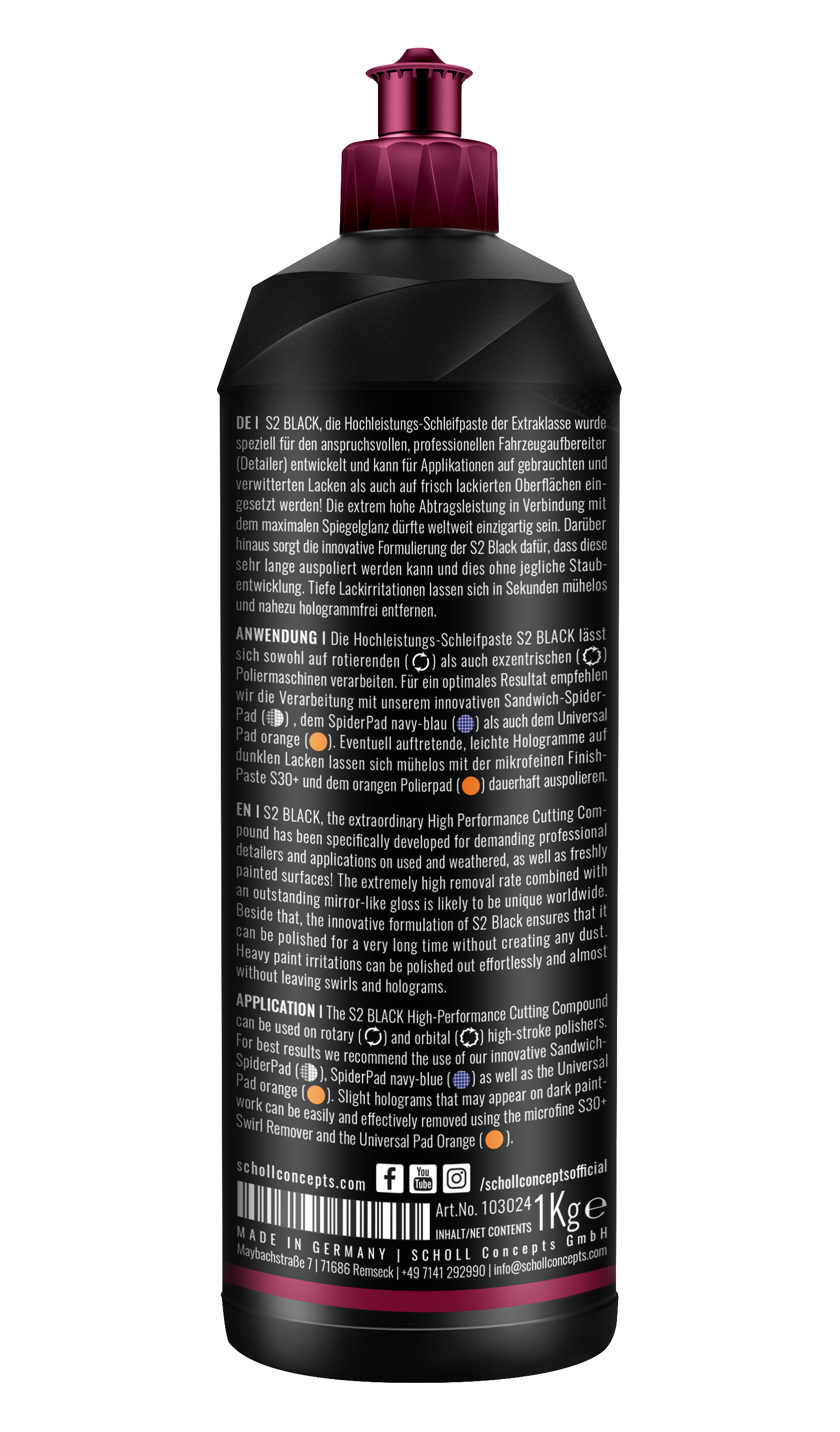 S2 BLACK Extra-Heavy-Cut