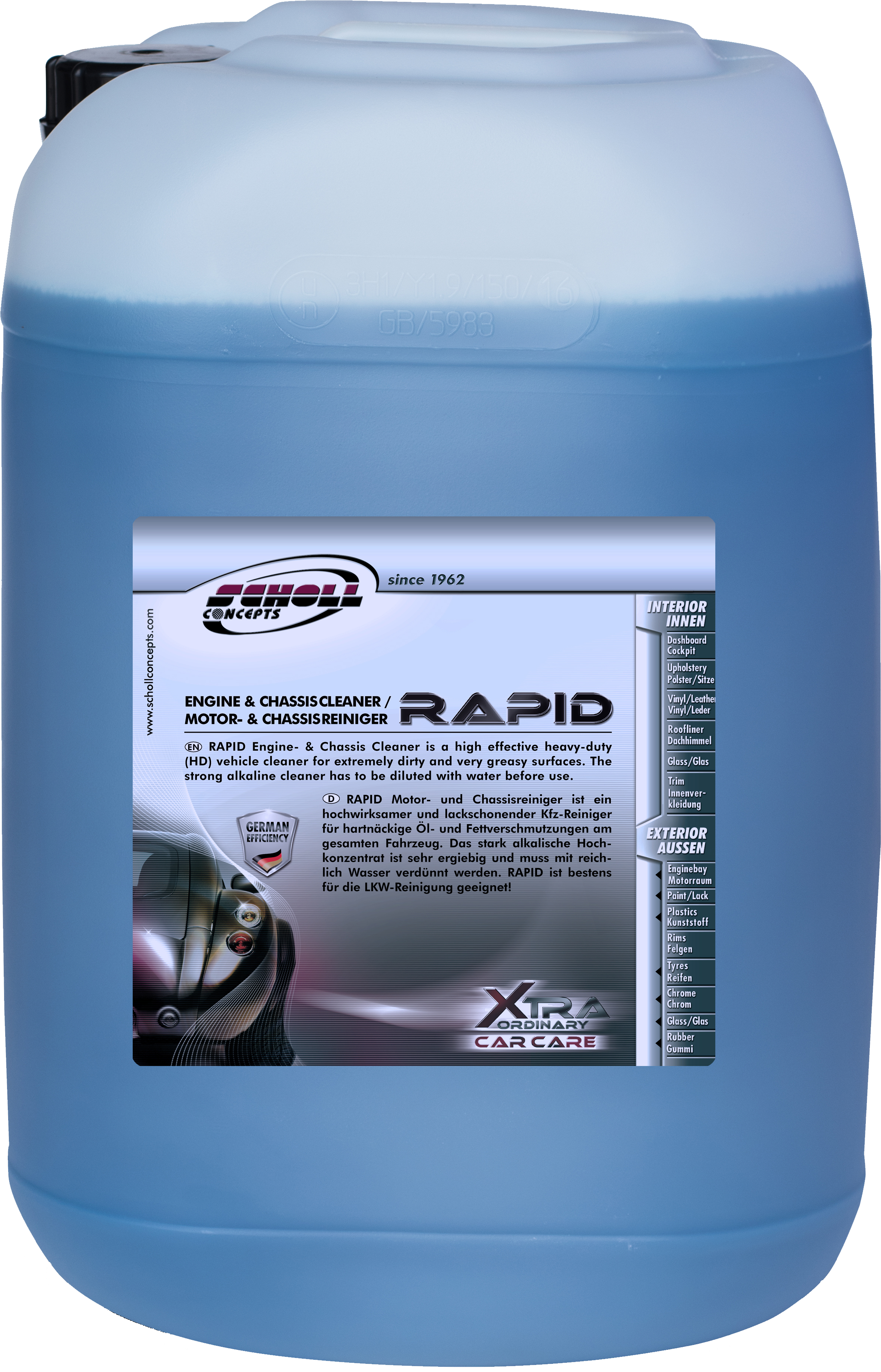 RAPID plus Engine & Chassis Cleaner 25 Ltr.
