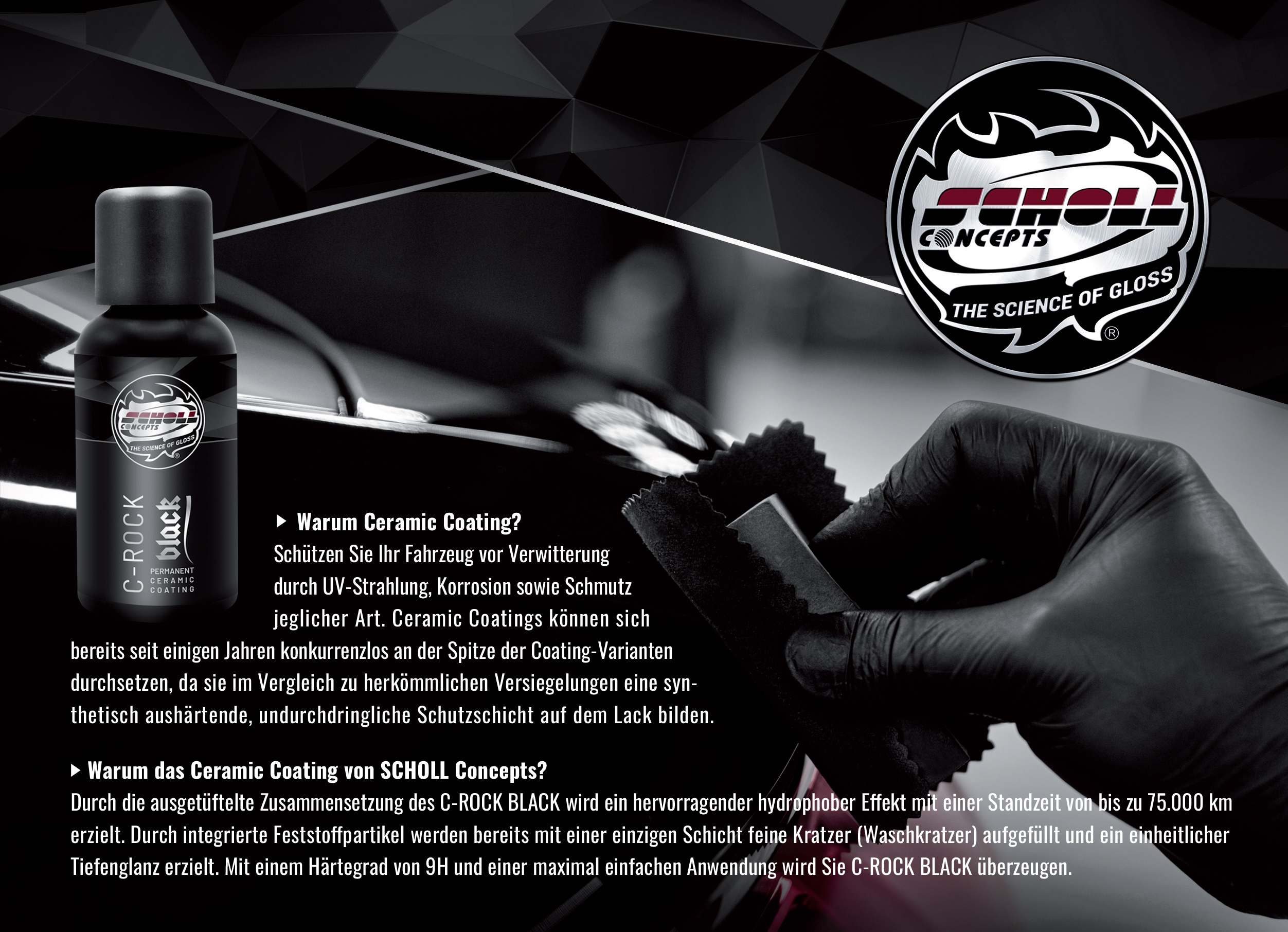 C-ROCK BLACK Permanent Ceramic Coating Bundle C-ROCK BLACK Permanent Ceramic Coating Bundle