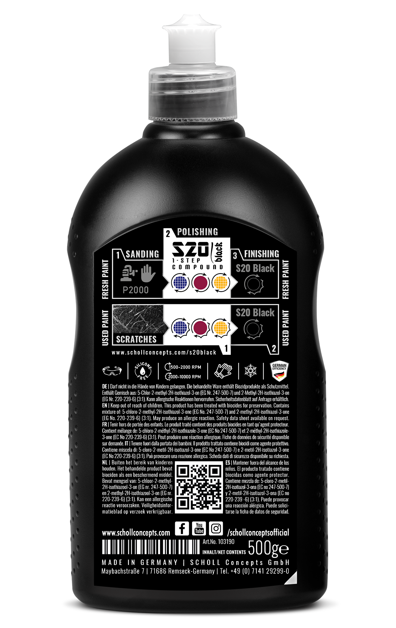 S20 BLACK Real 1-Step Compound 500 g