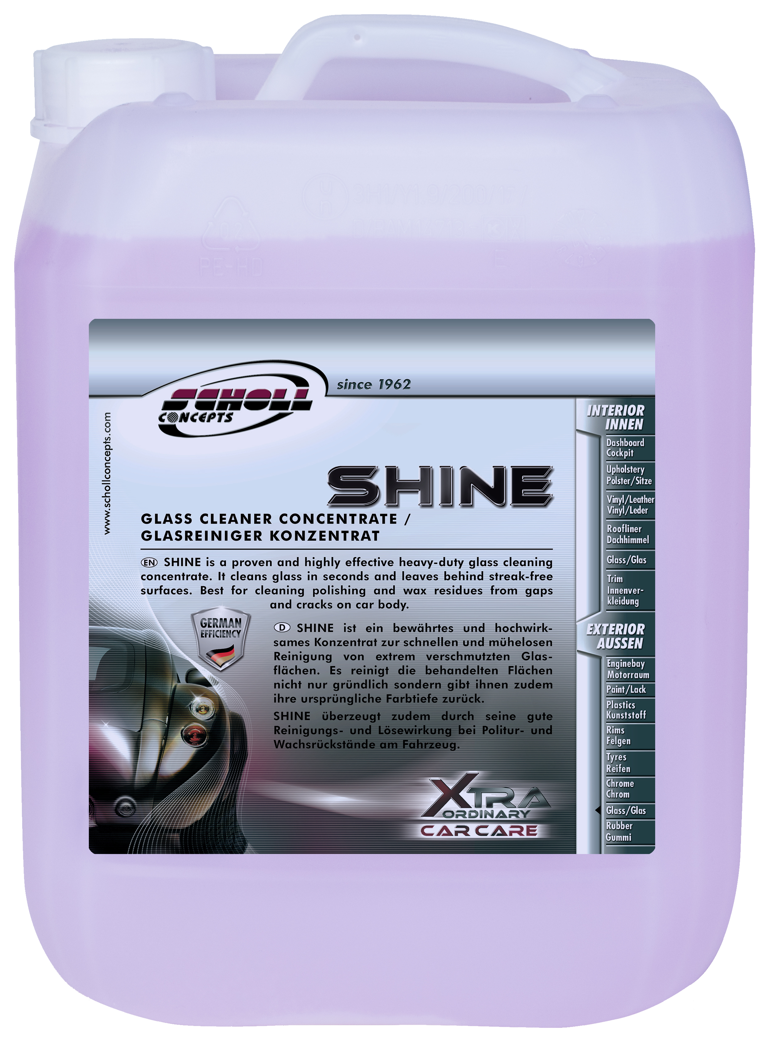 SHINE Glass Cleaner Concentrate SHINE Glass Cleaner Concentrate