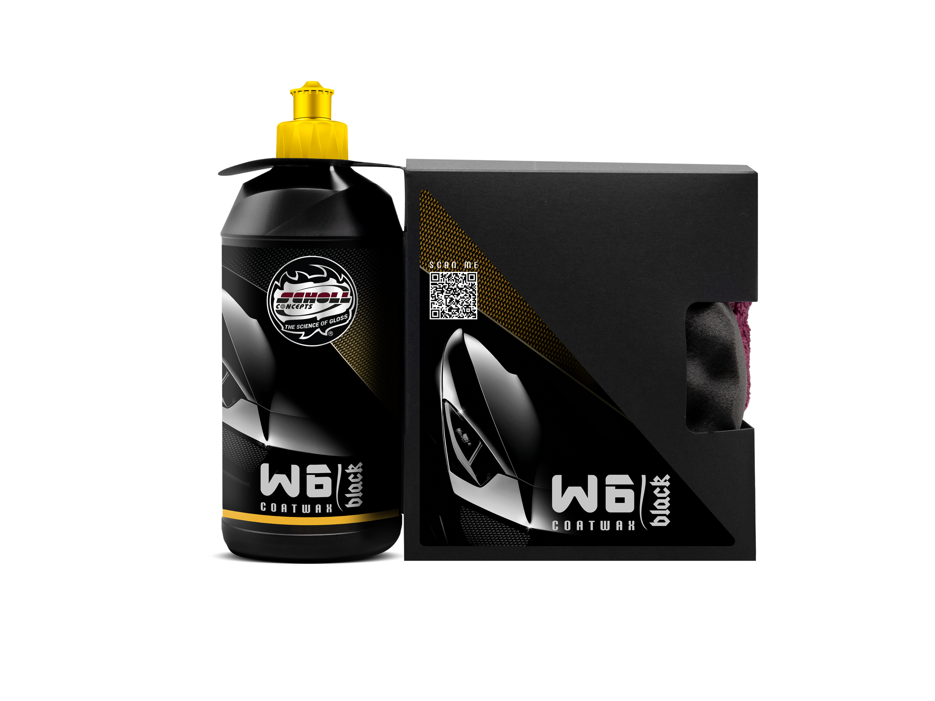 W6 Black Coatwax | Sealant Bundle-Box maschinelle Verarbeitung
