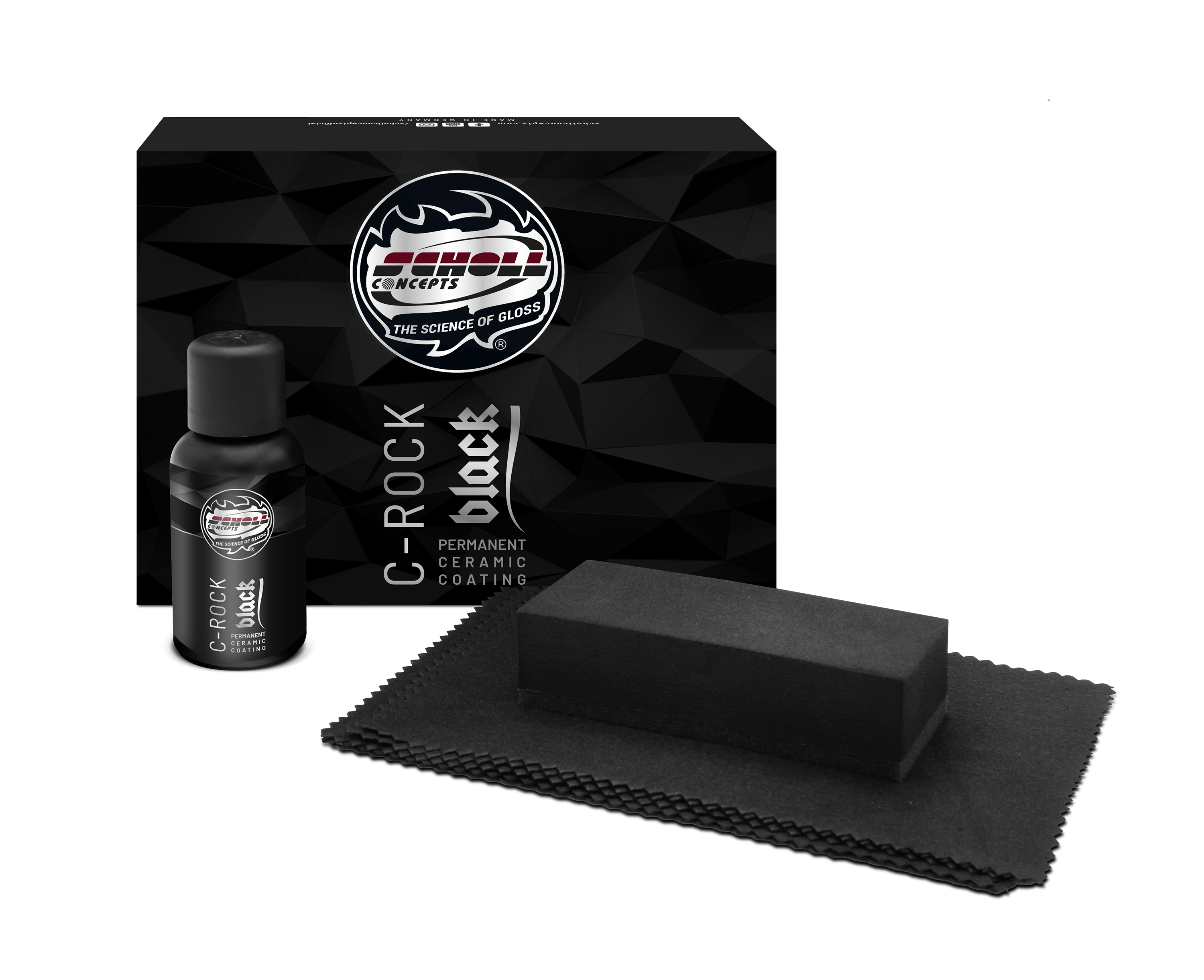 C-ROCK BLACK Permanent Ceramic Coating Bundle