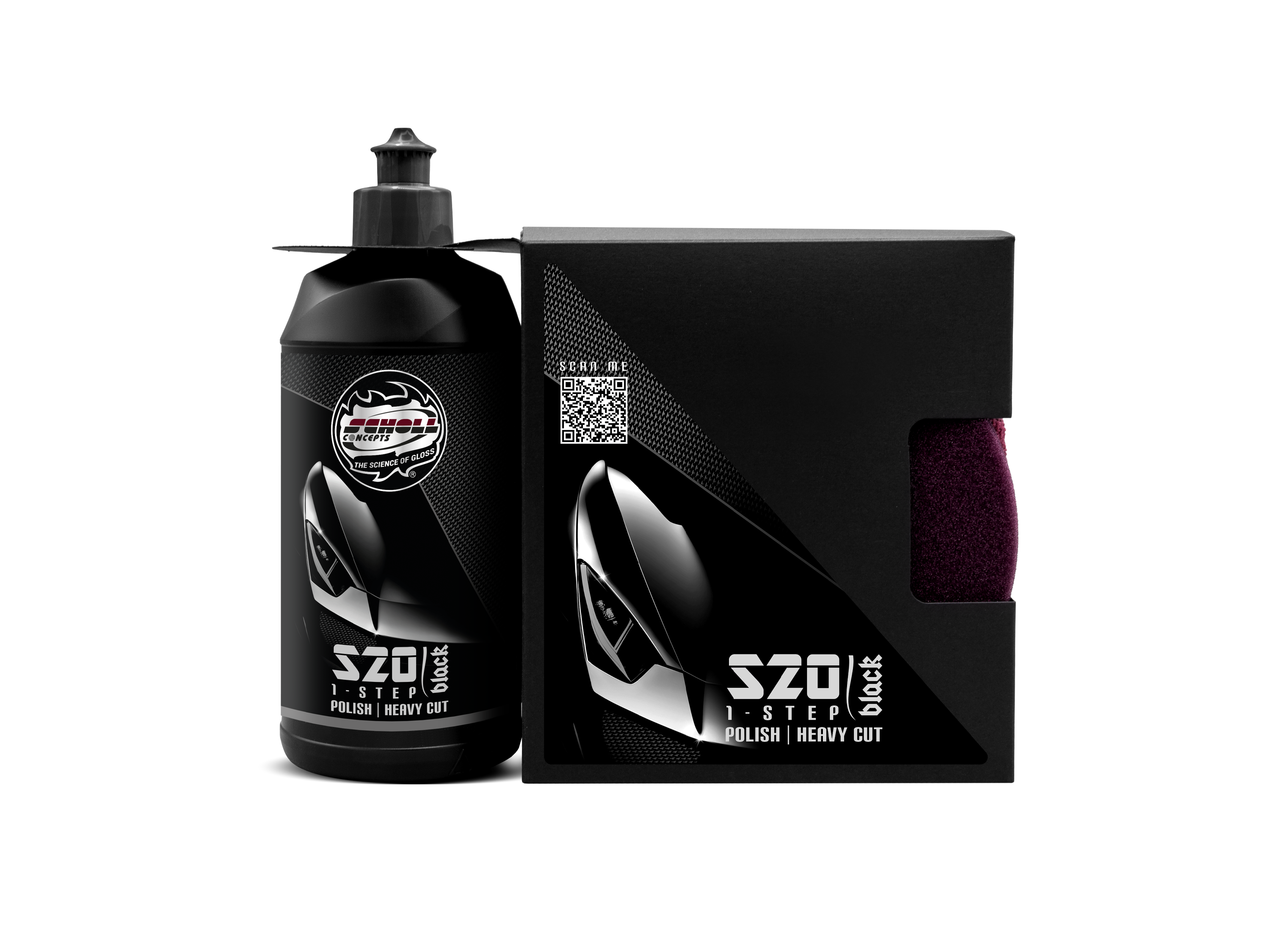 S20 Black 1-Step Compound | Polish & Pad Bundle-Box